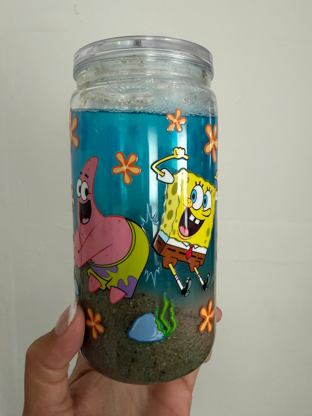 Beach cup acrylic ￼