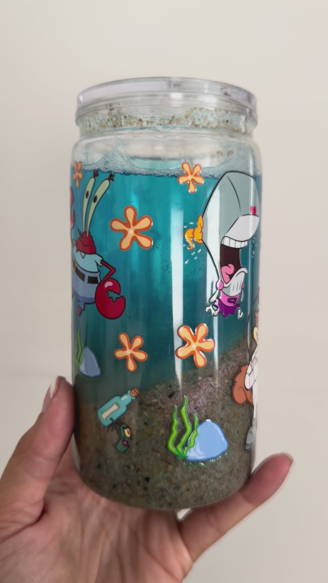 Beach cup acrylic ￼